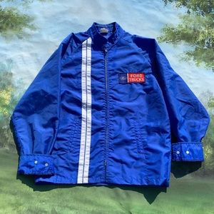 Vintage Mens Ford Jacket, Medium, mechanic, costume, ford collector
